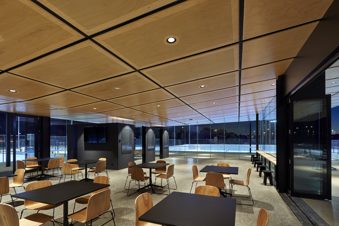 Key-Ply perforated plywood ceiling panels